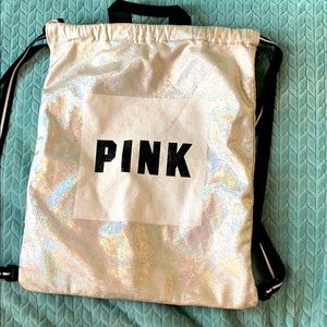 Pink duffle